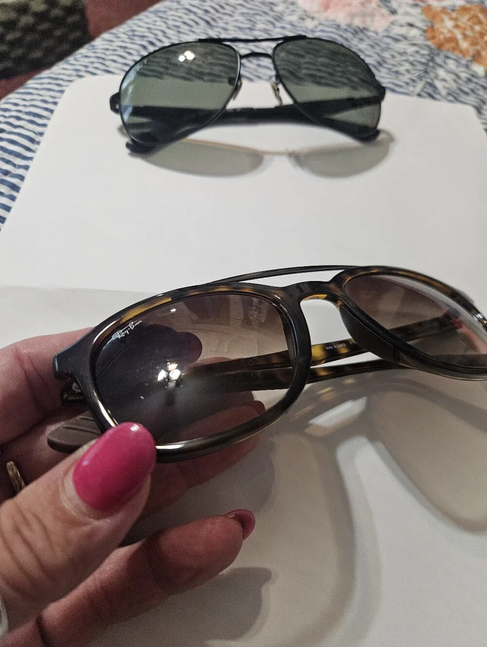 2 Pair Of Ray Ban Sunglasses